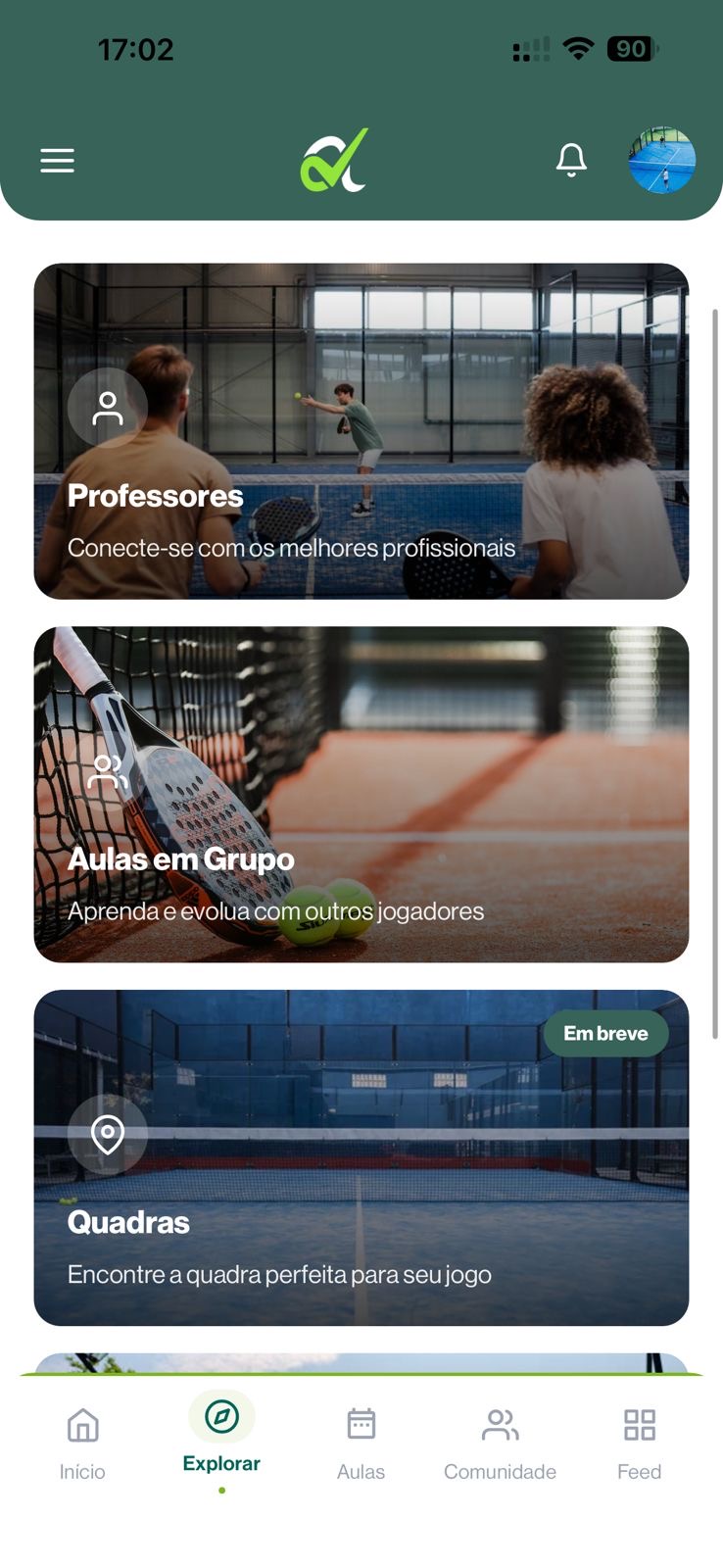 Home — sua agenda da semana
